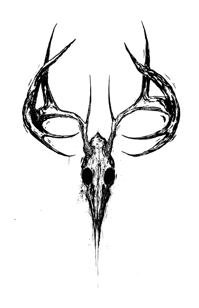 Bone Collector Deer Skull Coloring Coloring Pages